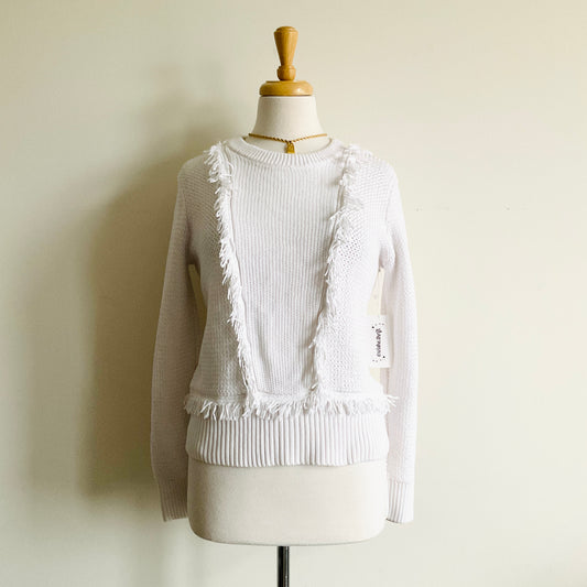 Club Monaco Ruffle Knit Sweater