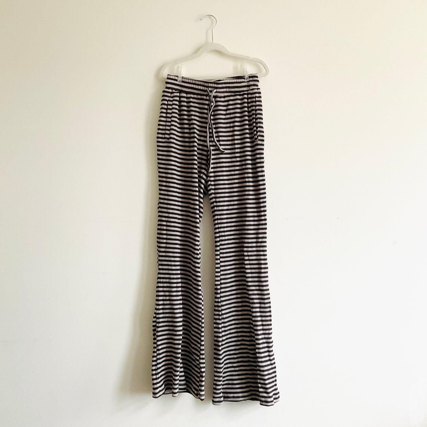 Boutique Striped Ribbed Pants