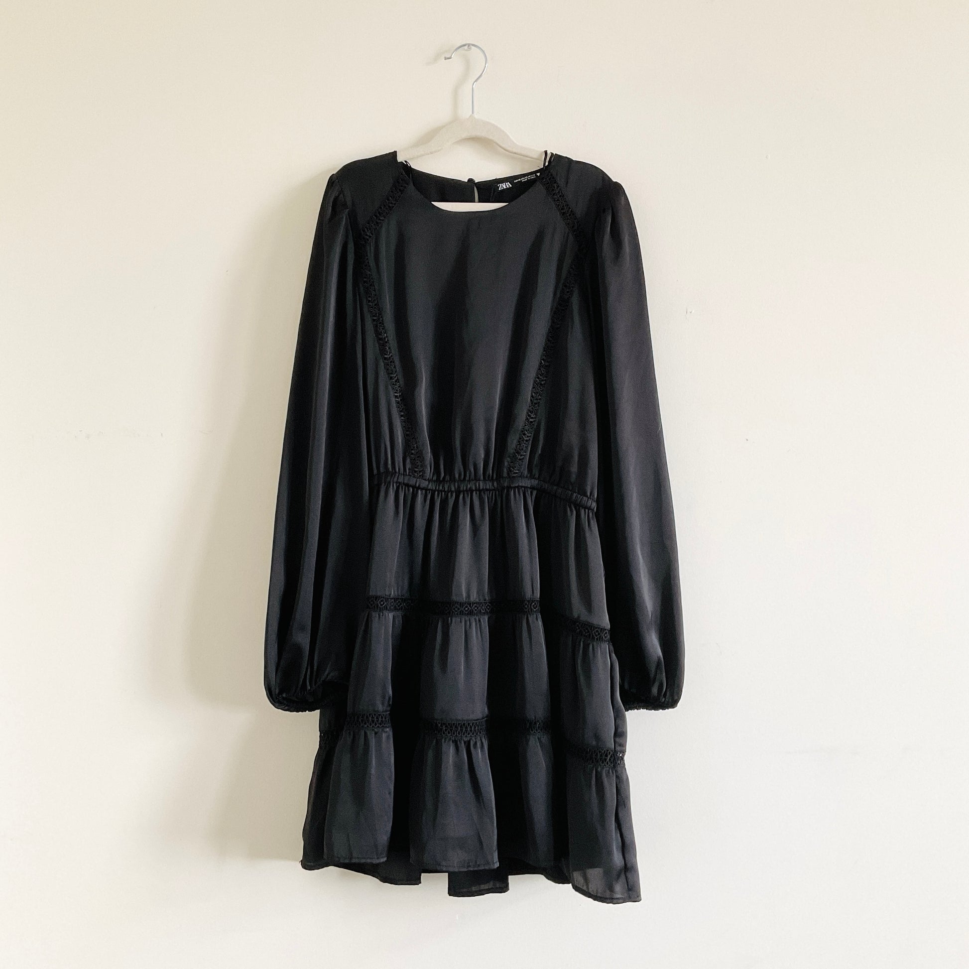 Zara Satin Mini Dress – Wishe.Thrift