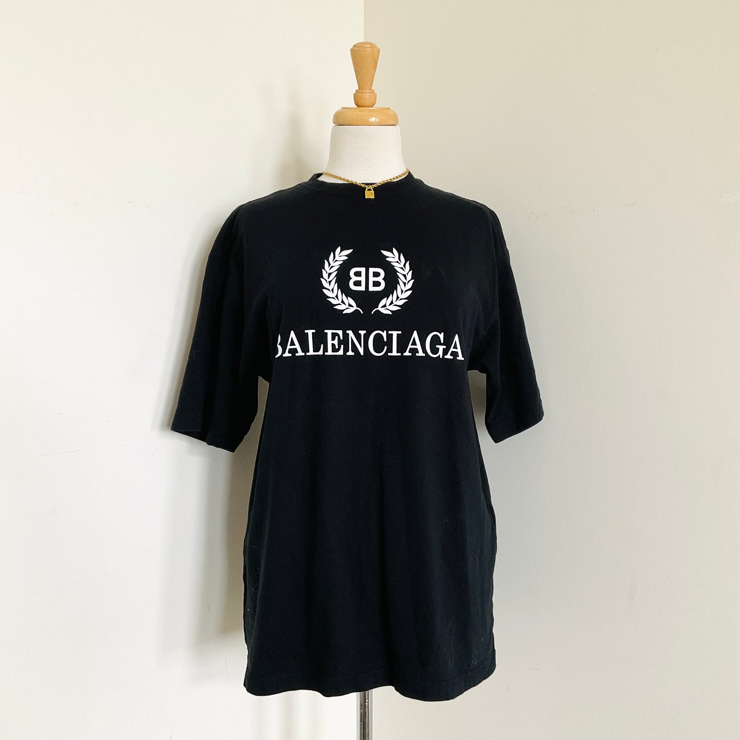 Balenciaga Crest Laurier Graphic Tee