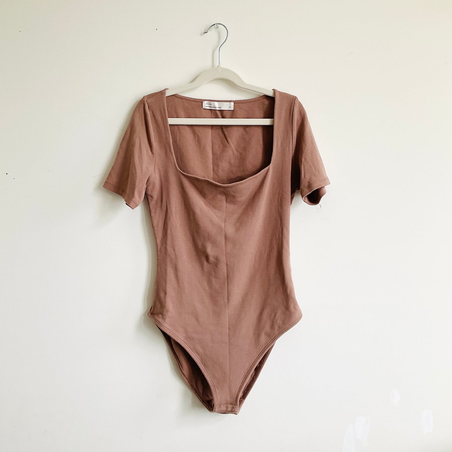 Oak + Fort Square-neck Contour Bodysuit