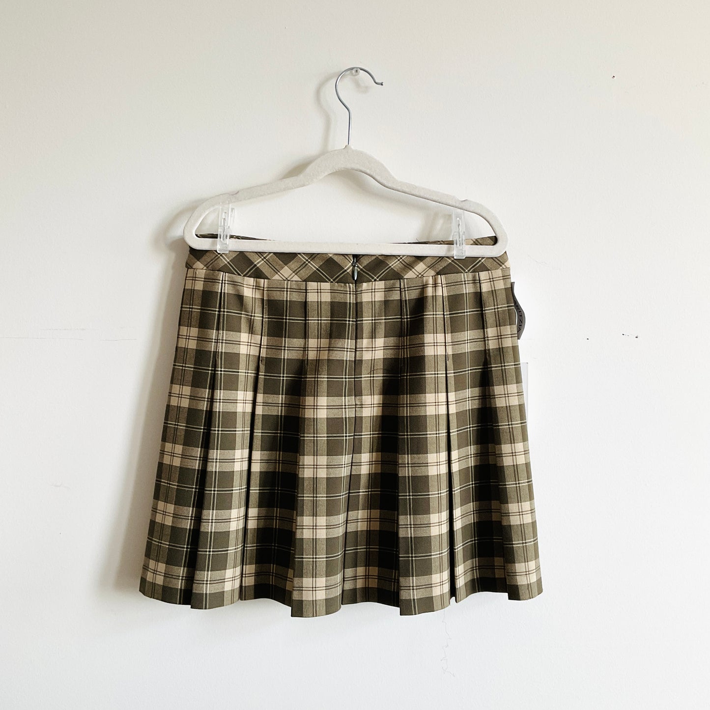 Sunday Best Olive Pleated Skirt