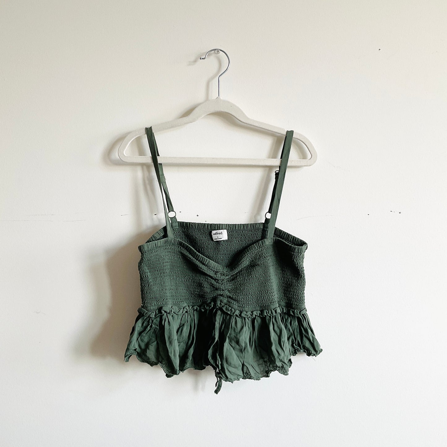 Wilfred La Boheme Smocked Ruffle Tank